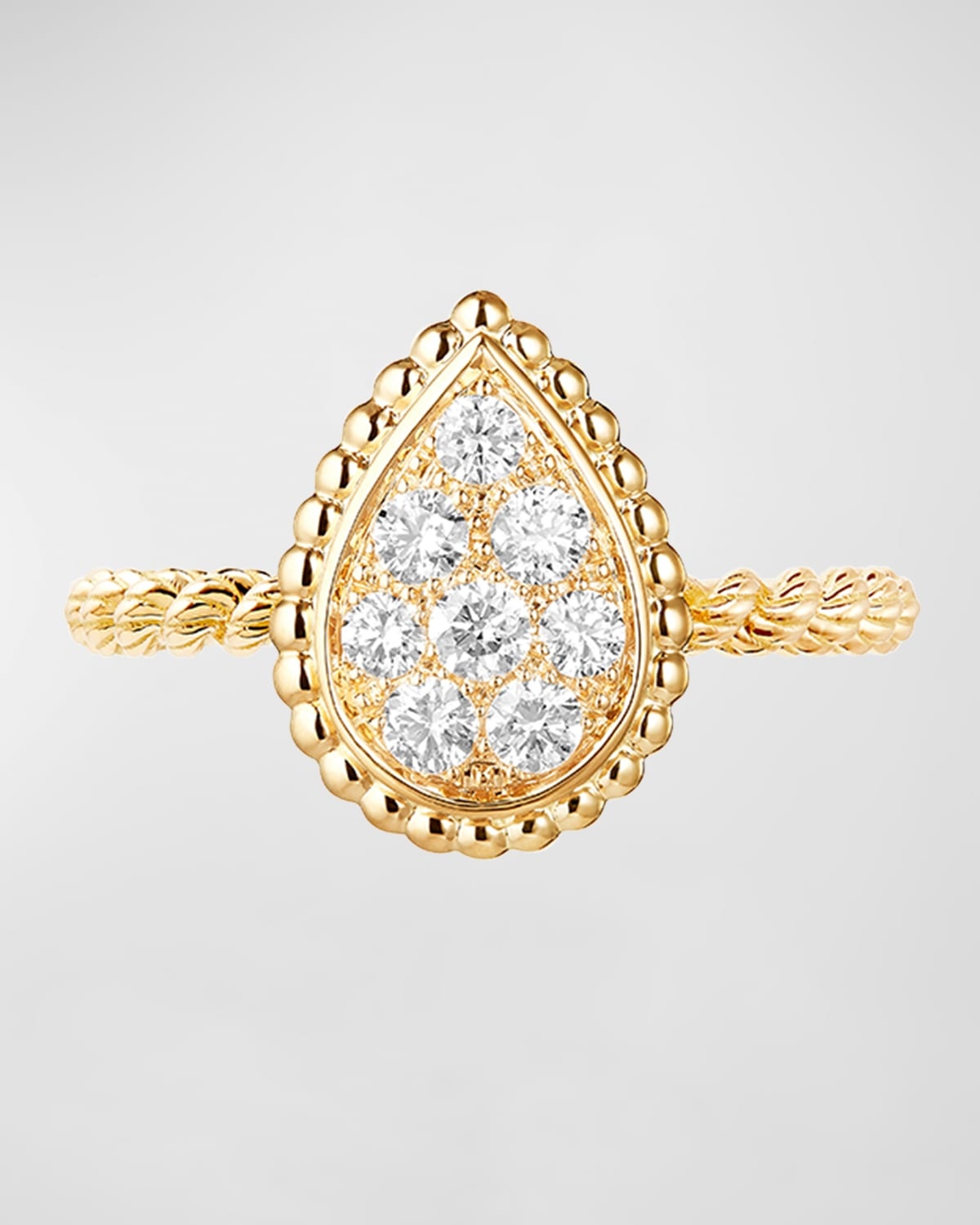 Serpent Boheme 18K Yellow Gold Diamond Ring - 4