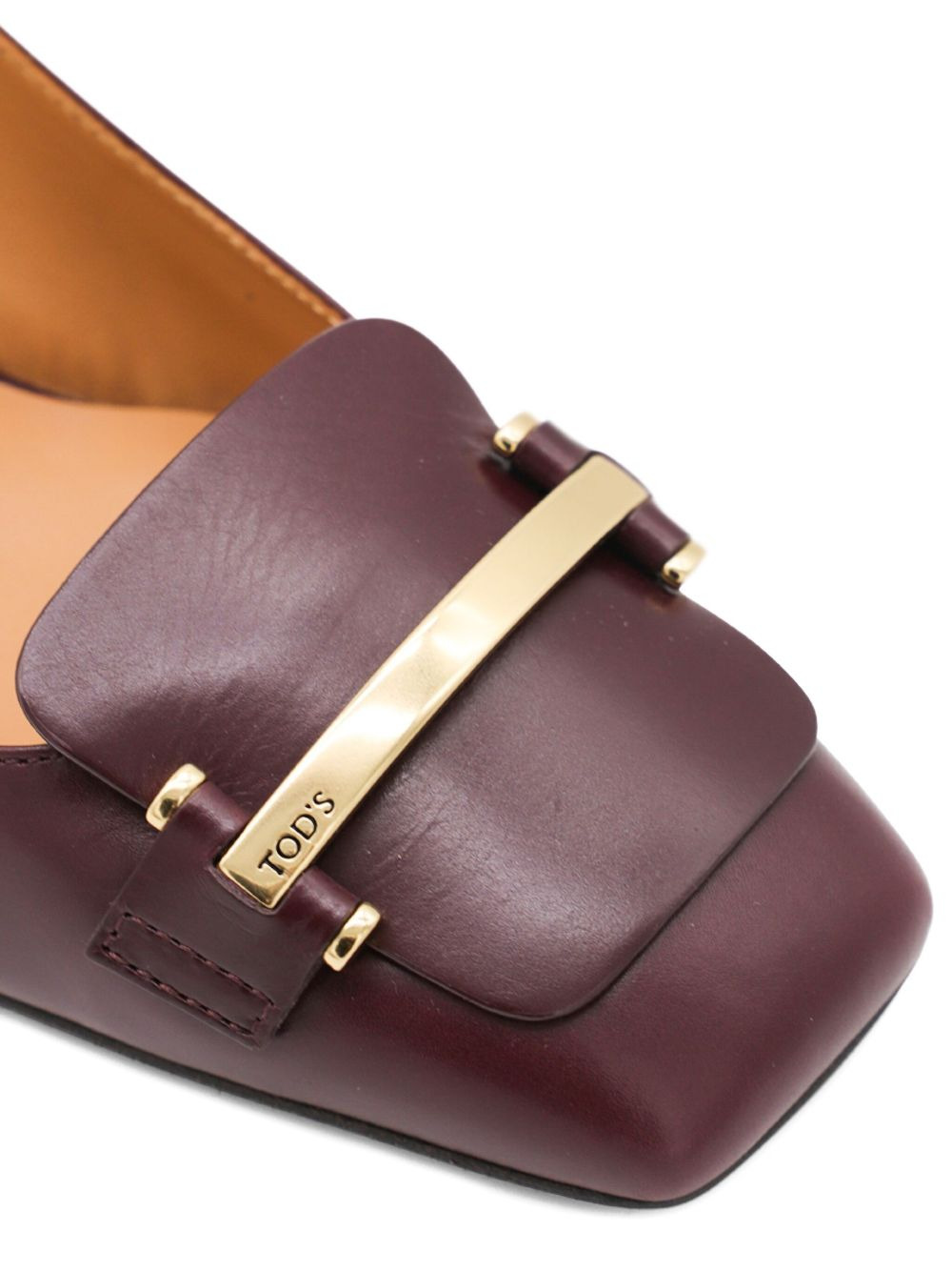 50mm slingback gold-bar pumps - 4