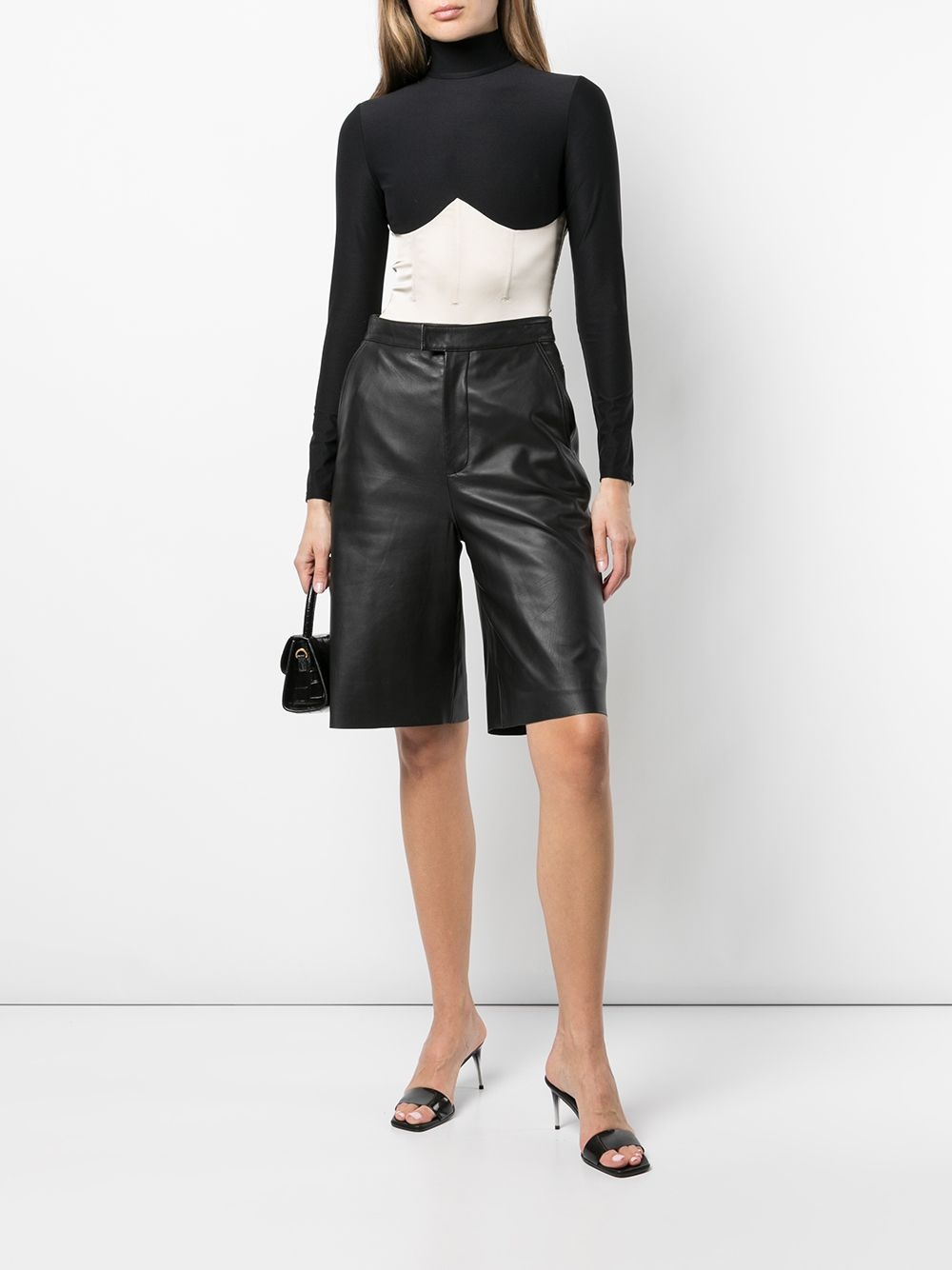 mock neck long-sleeve bodysuit - 2