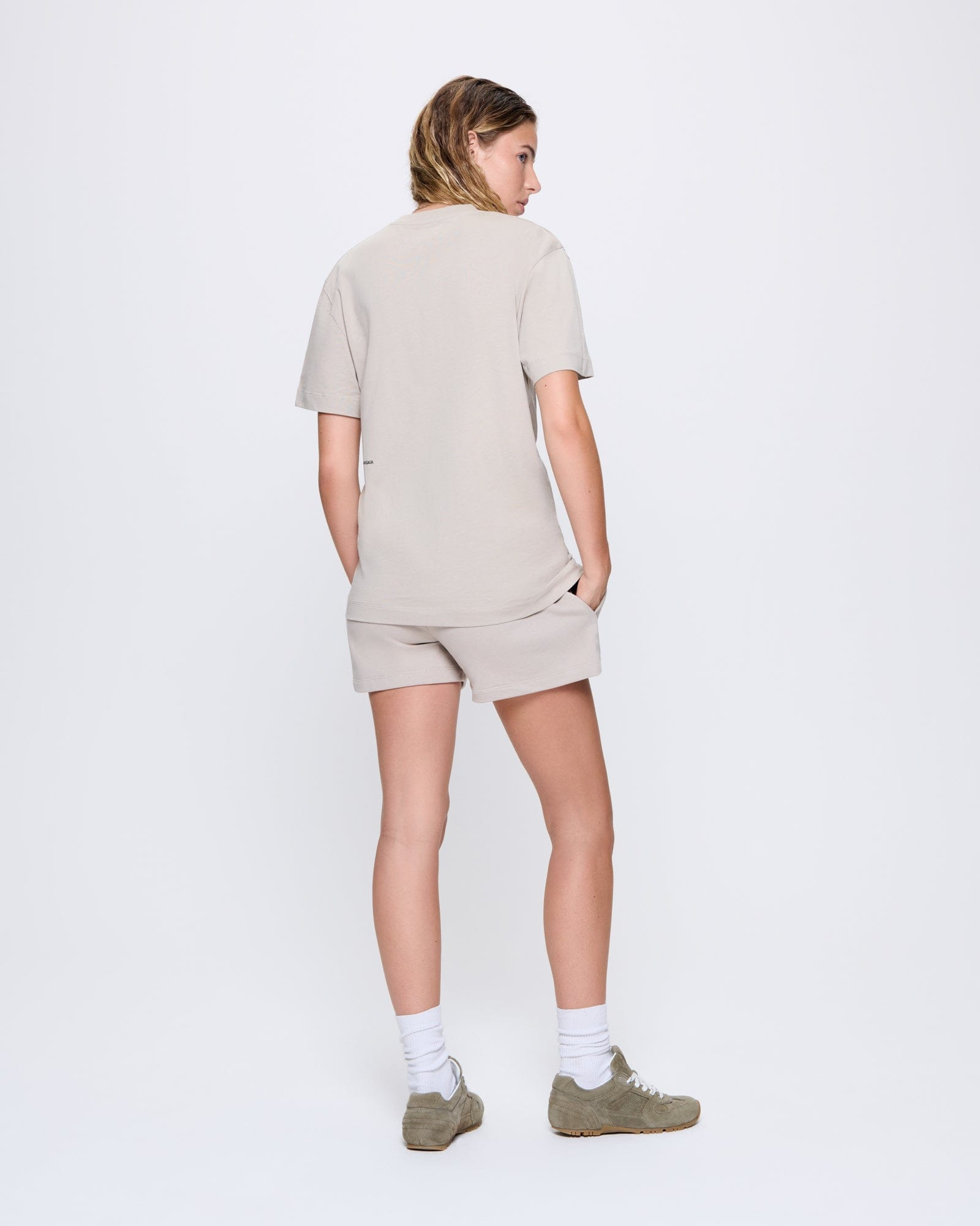 Womens 365 Midweight T-shirt - Stone - 5