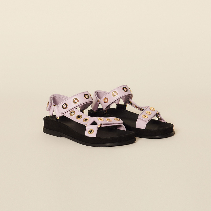 Sandro Eyelet sandals outlook