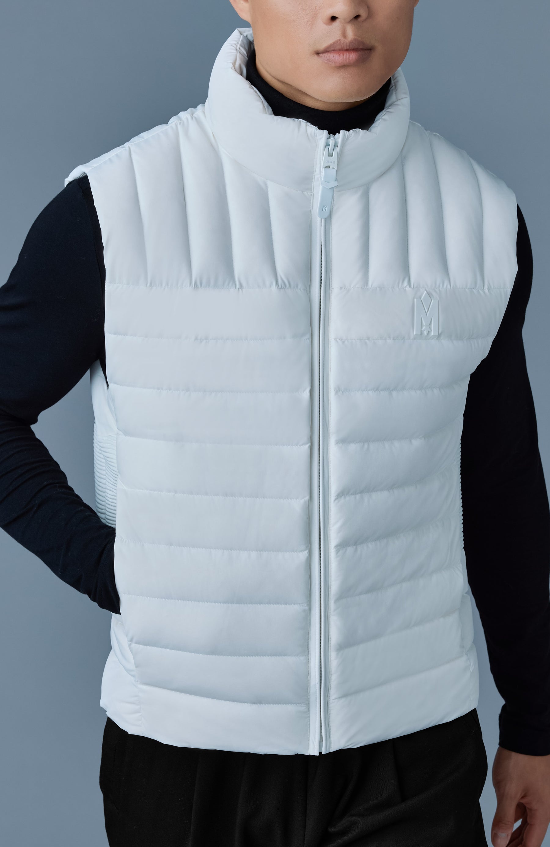 TITUS Perpendicular channel quilt down vest - 5