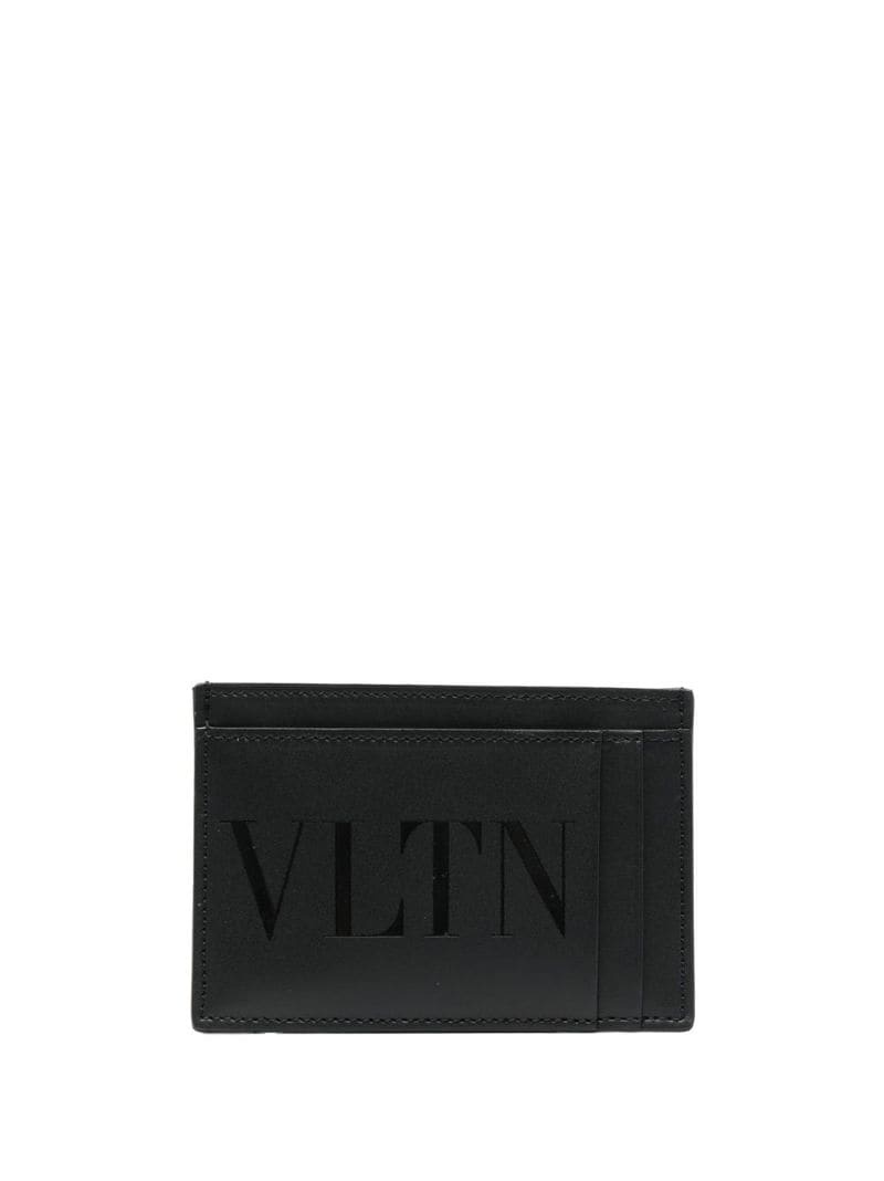 VLTN leather cardholder - 1