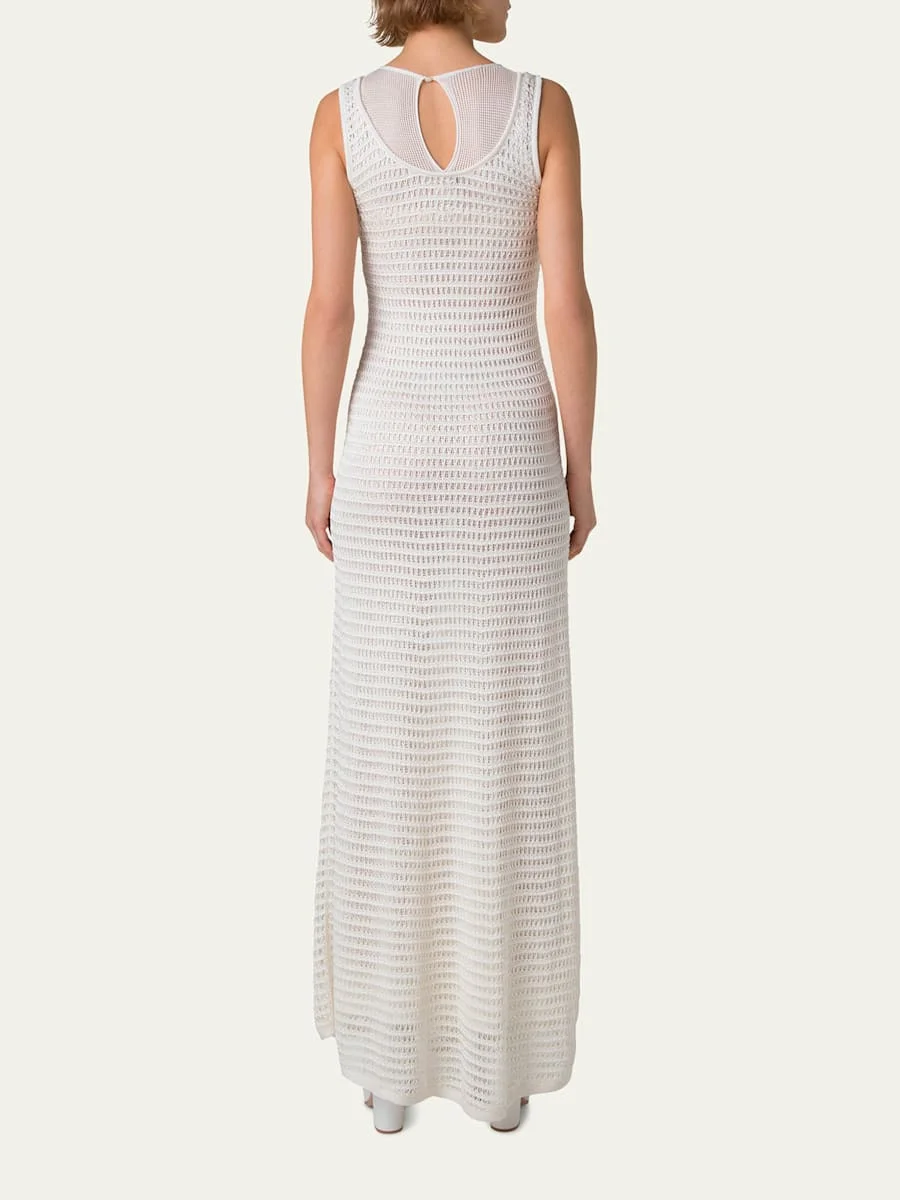 chinese dress ladies Fitted Velvet Mock Neck Maxi Dress with Slit – Akris Inc