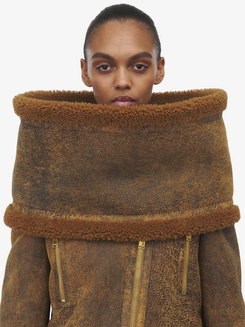 Shearling Snood Scarf - 2