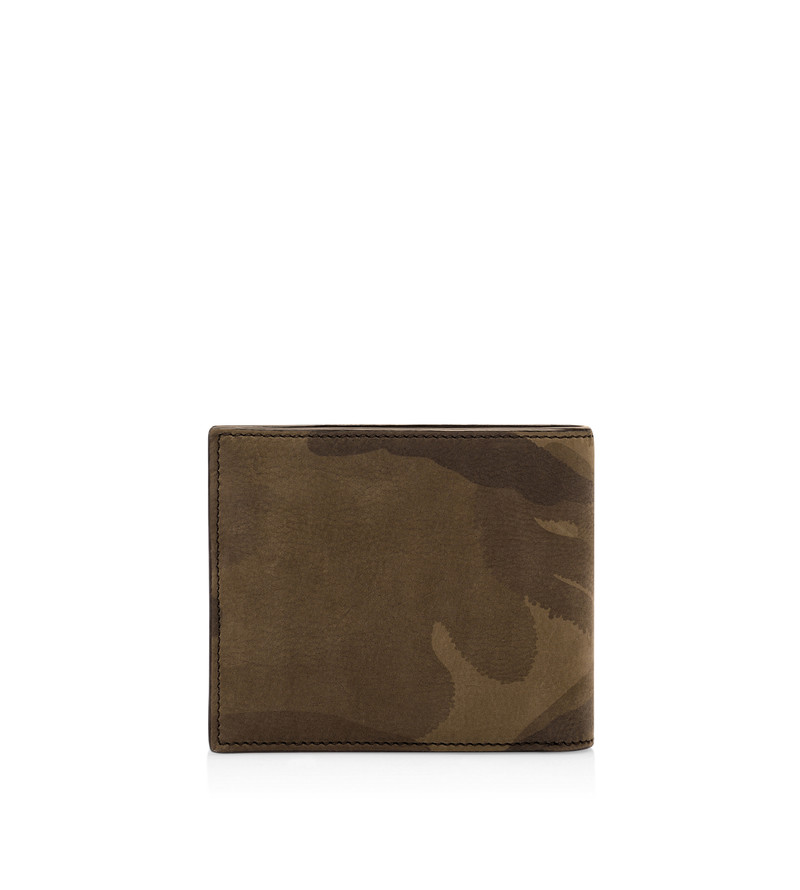 TOM FORD CAMO NUBUCK CLASSIC BIFOLD WALLET outlook