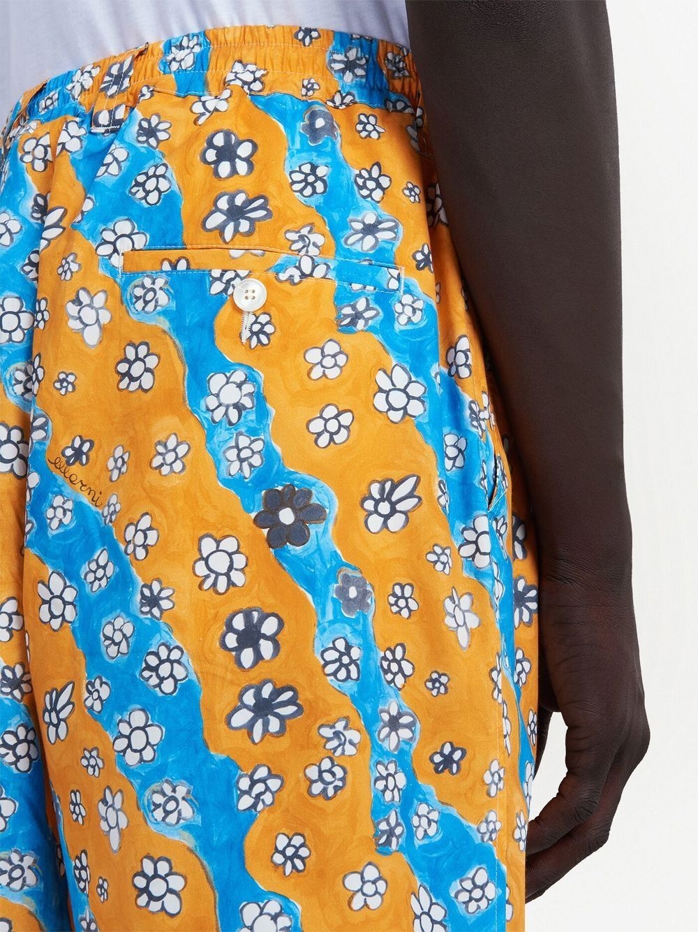 WAVE DAISY-PRINT SHORTS - 2
