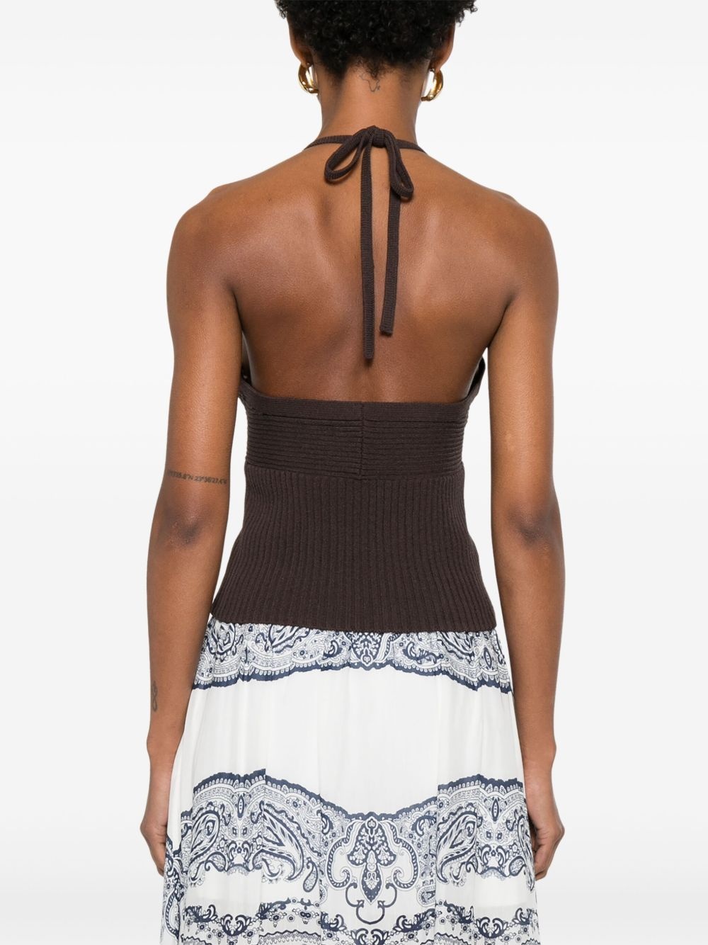 ribbed-knit tank top - 4