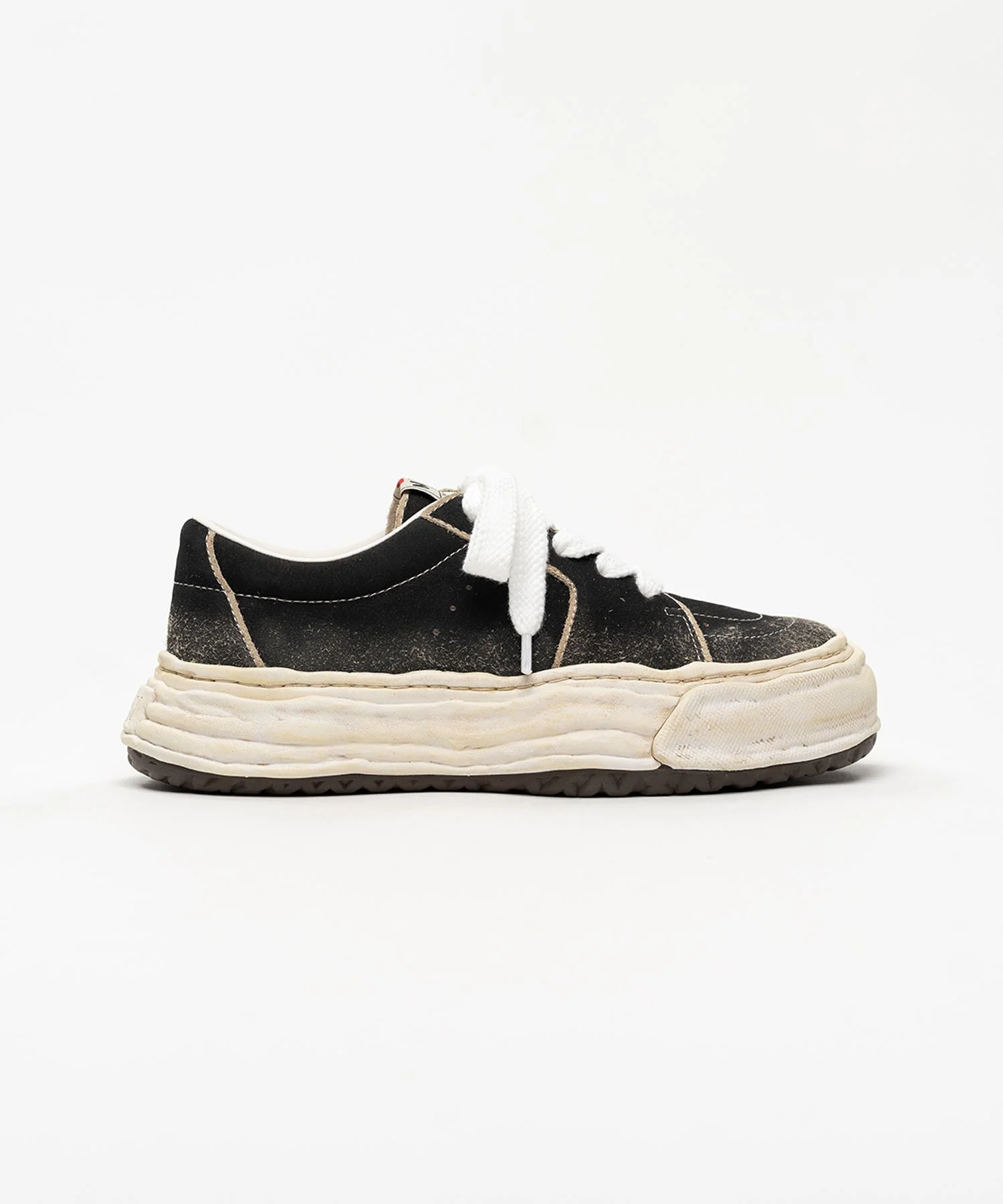 "ERIC" OG Sole Overdyed Suede Low-top Sneakers - 1