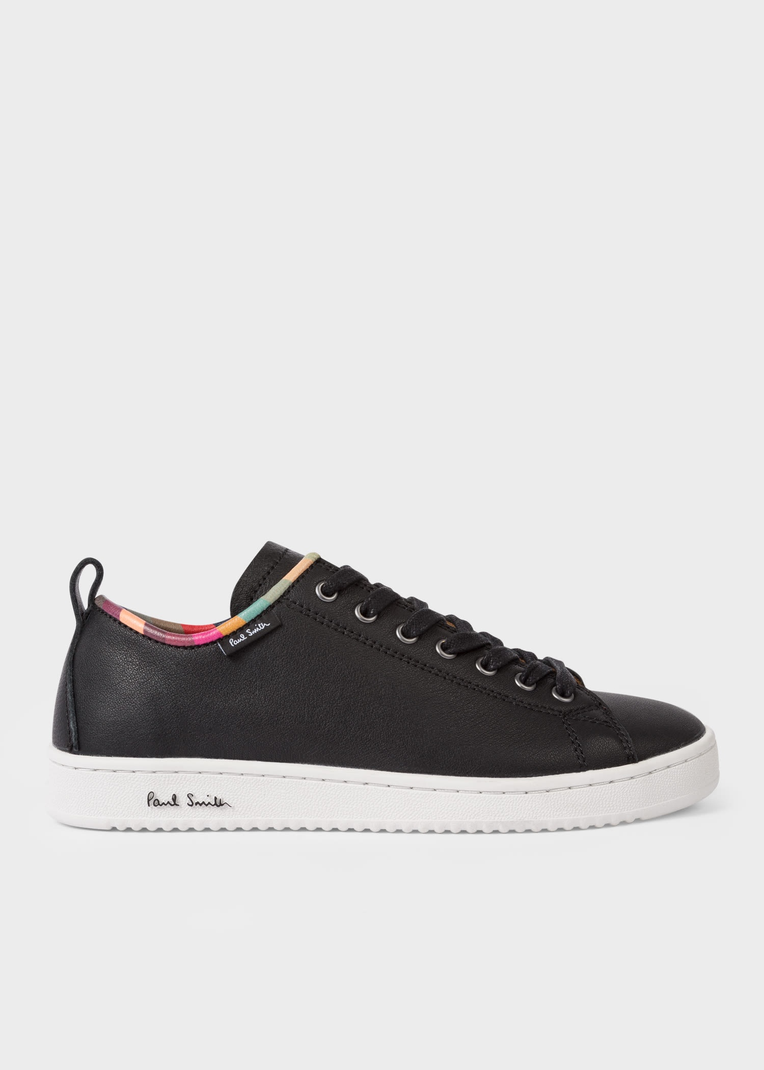 Leather 'Miyata' Sneakers with 'Swirl' Trim - 1