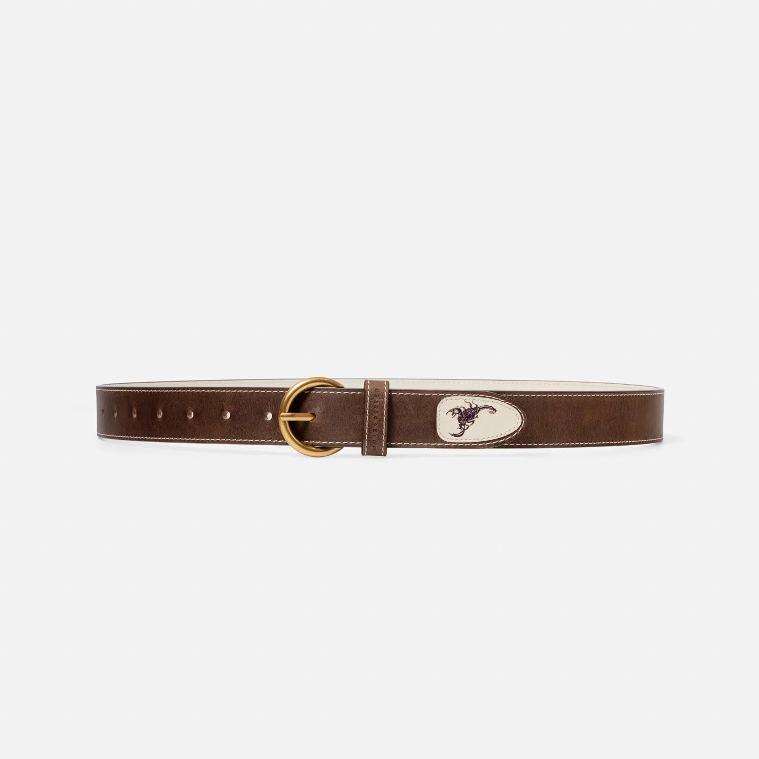 Ellis Chestnut Scorpion Belt - 1