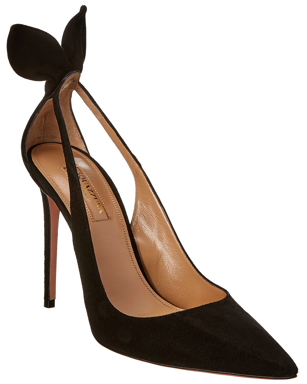 Aquazzura Deneuve 105 Suede Pump - 1
