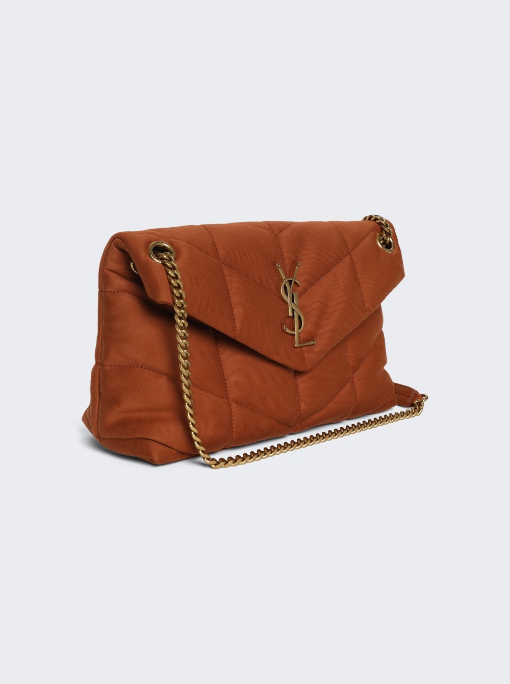 Small Canvas Puffer Bag Hot Rust - 4