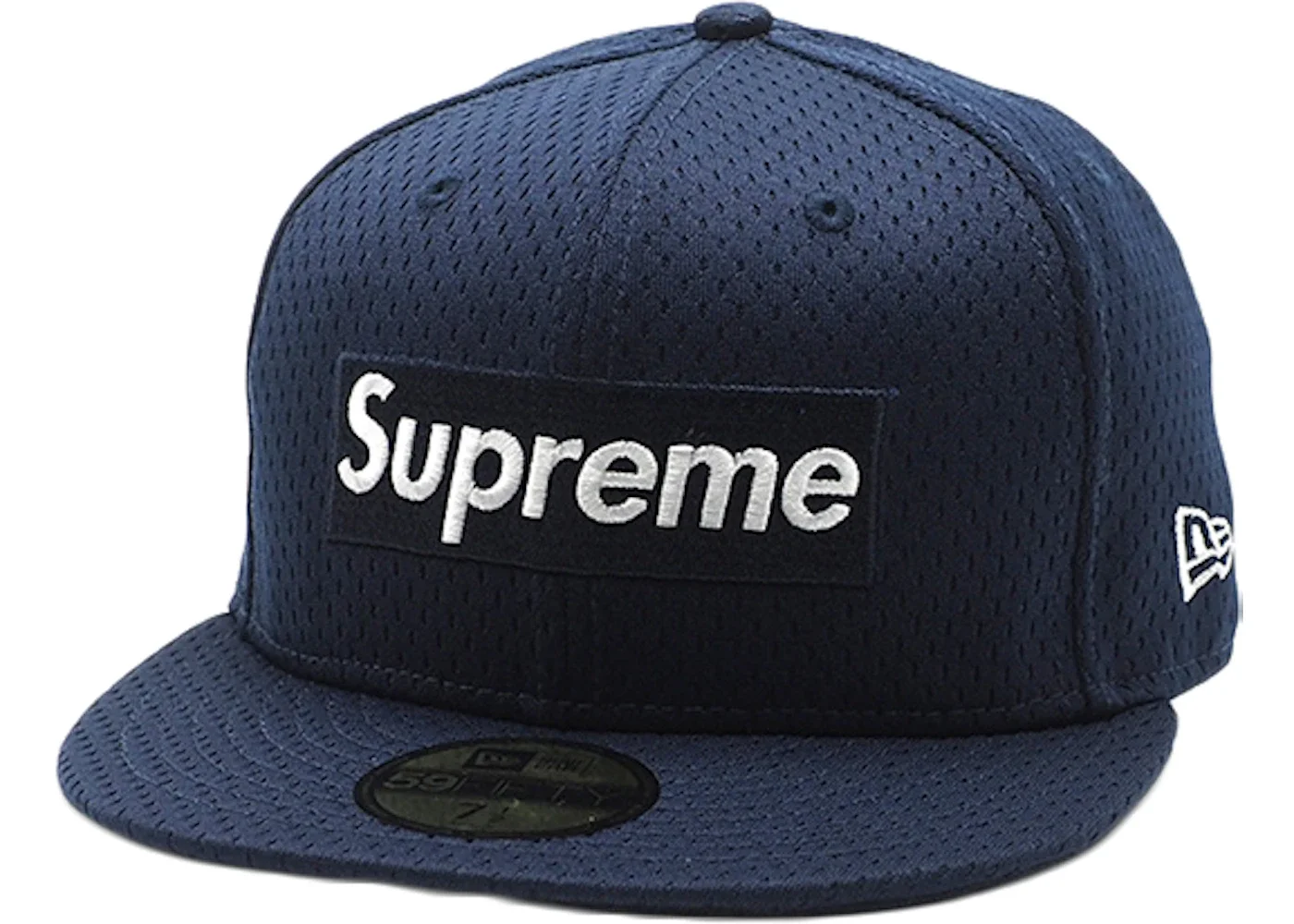 Supreme New Era Mesh Box Logo Cap Navy - 1
