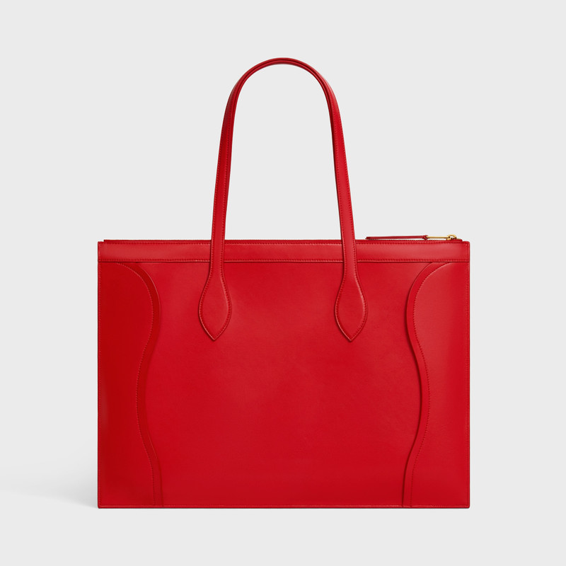 FLAT CABAS LUGGAGE IN GLOSSY CALFSKIN 3