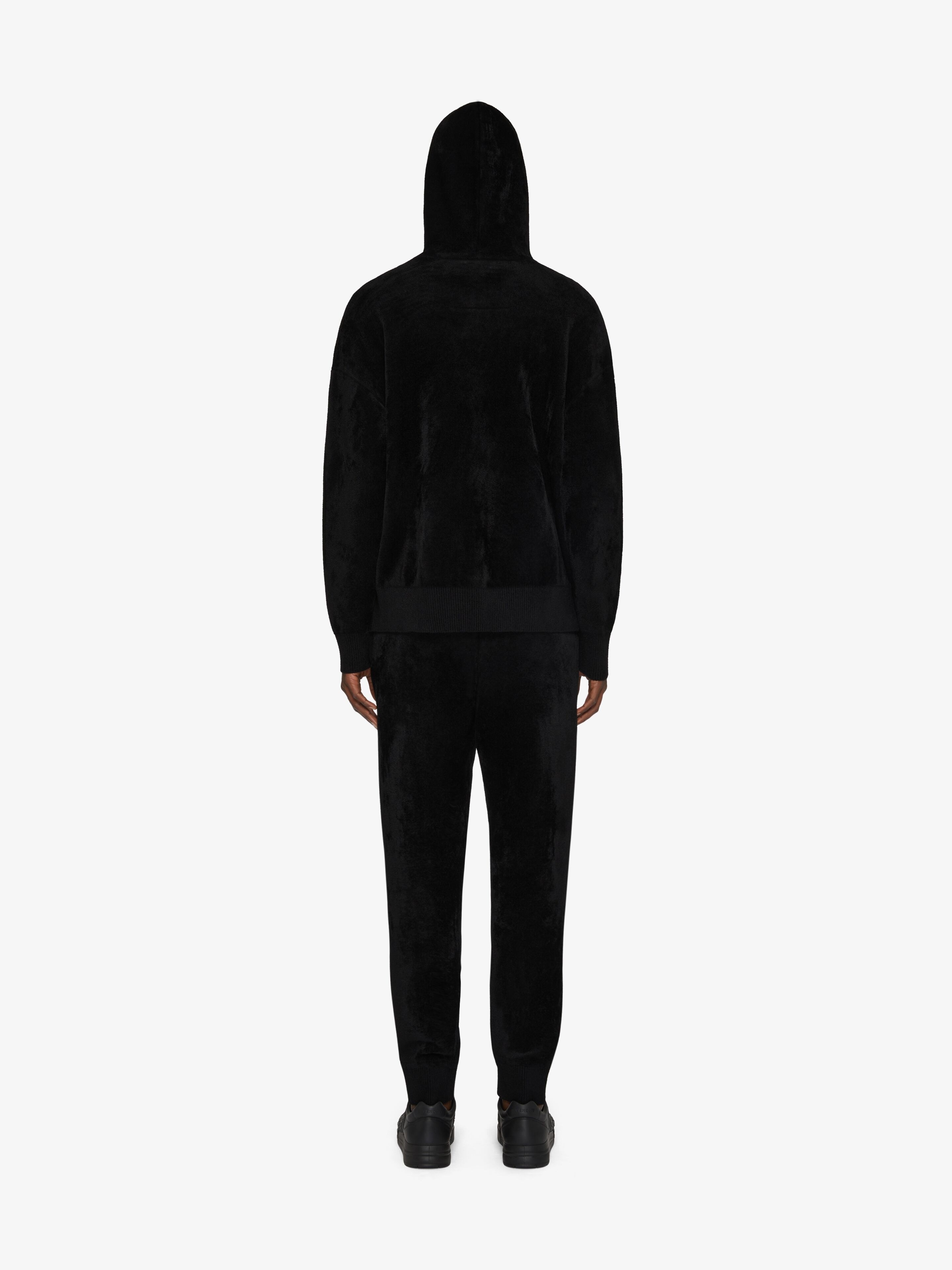 GIVENCHY VELVET HOODED JACKET - 4