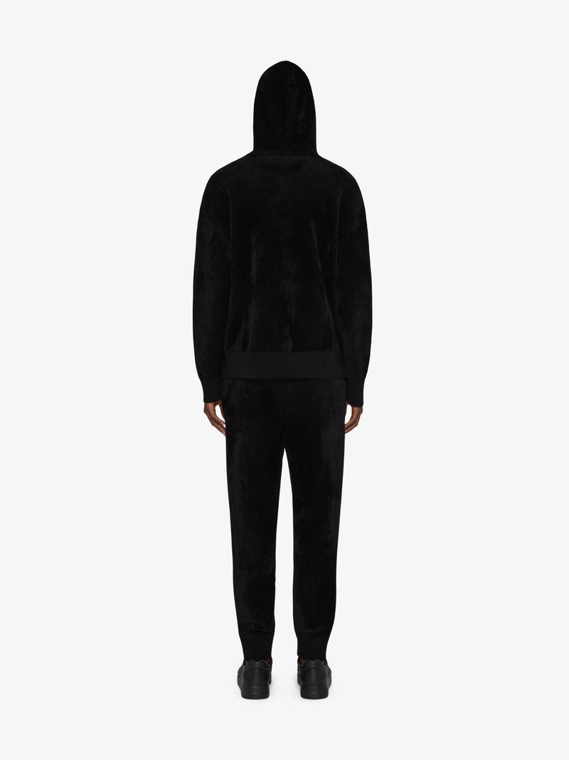 GIVENCHY VELVET HOODED JACKET 4