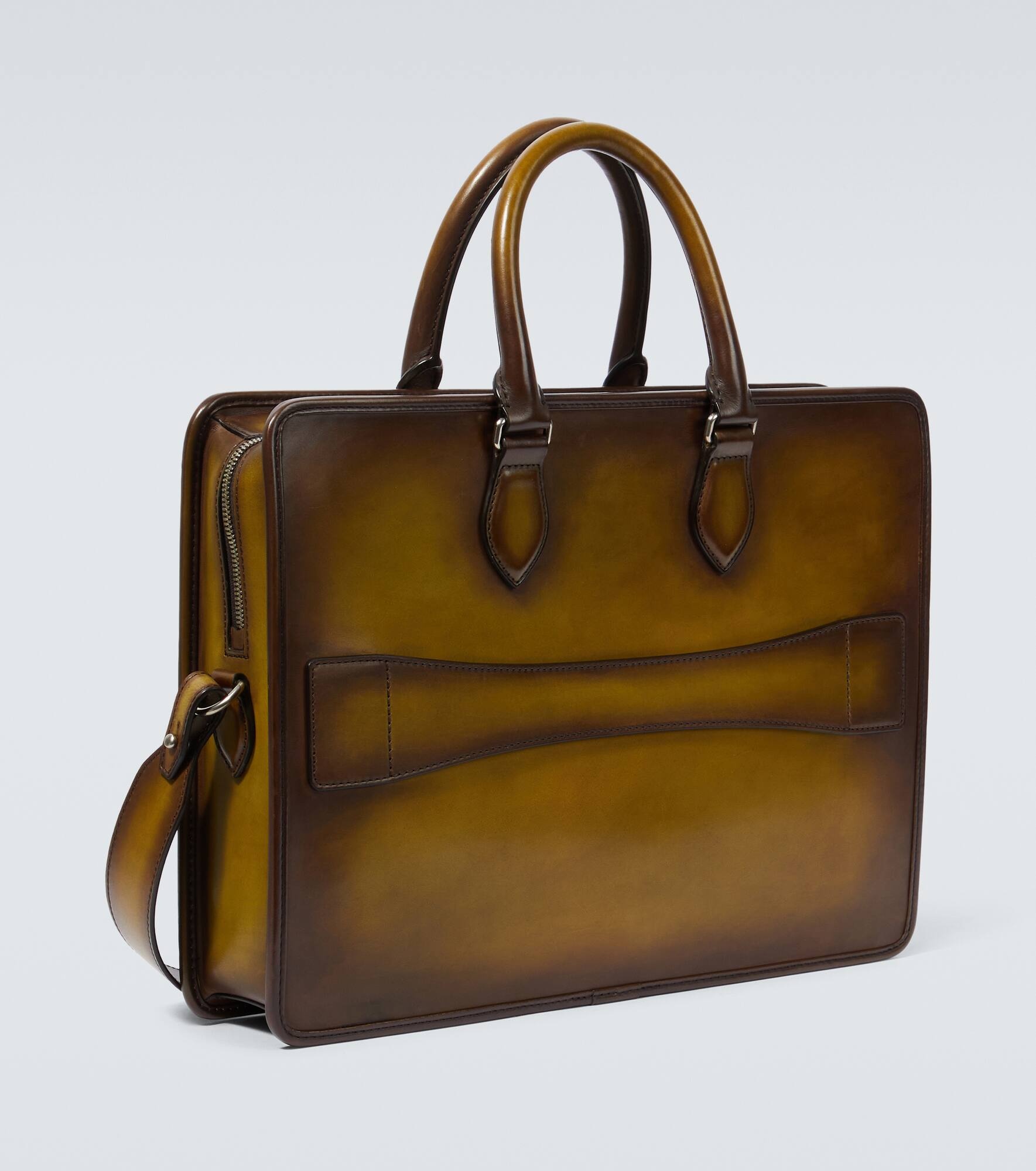 Leather briefcase - 5