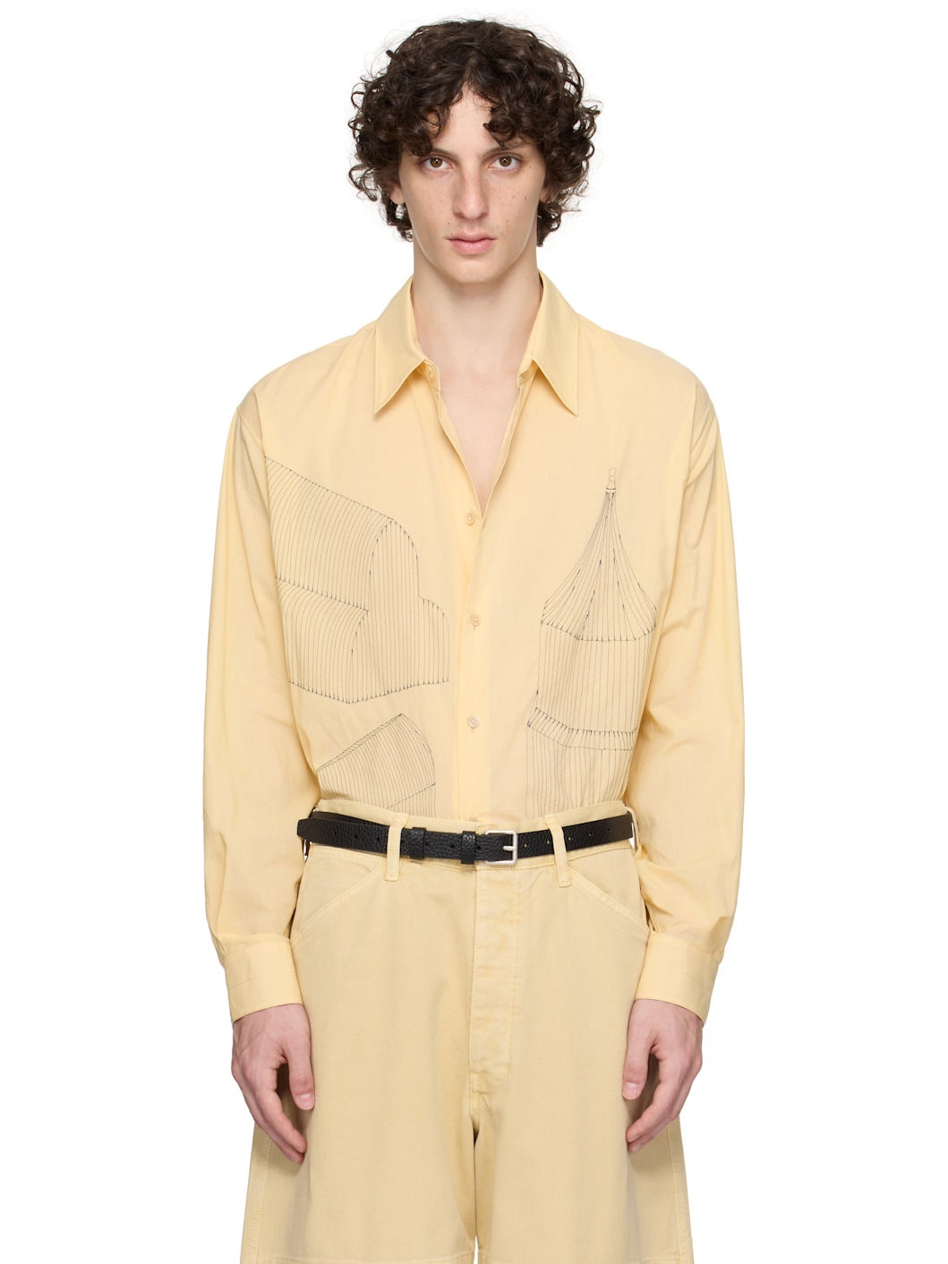 Beige Philippe Weisbecker Relaxed Shirt - 1
