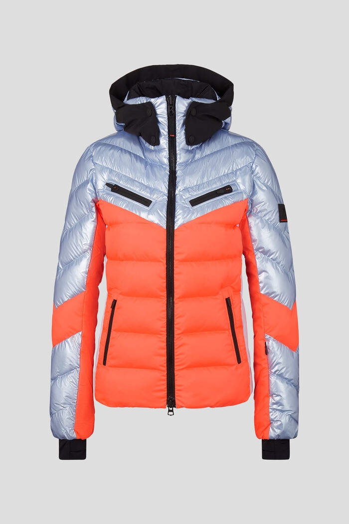 Farina Ski jacket in Ice blue/Orange - 1