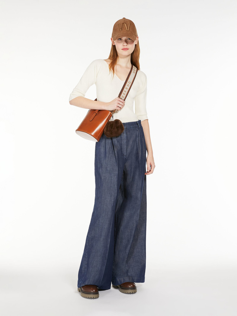WEEKEND Max Mara FUXIA Lightweight denim trousers outlook