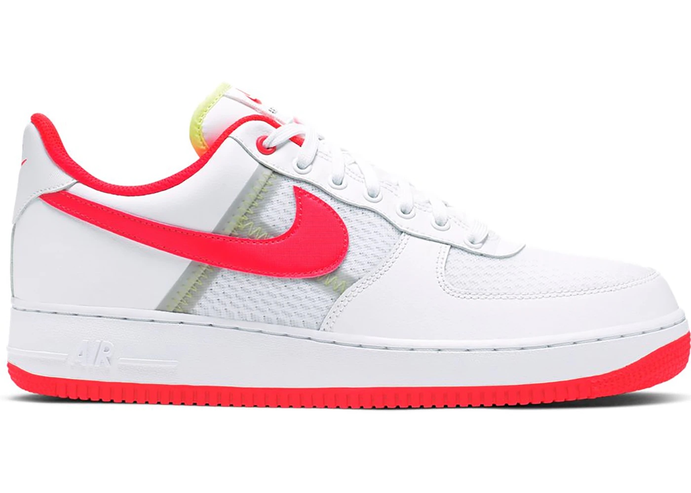 Nike Air Force 1 Low Transparent White Crimson - 1