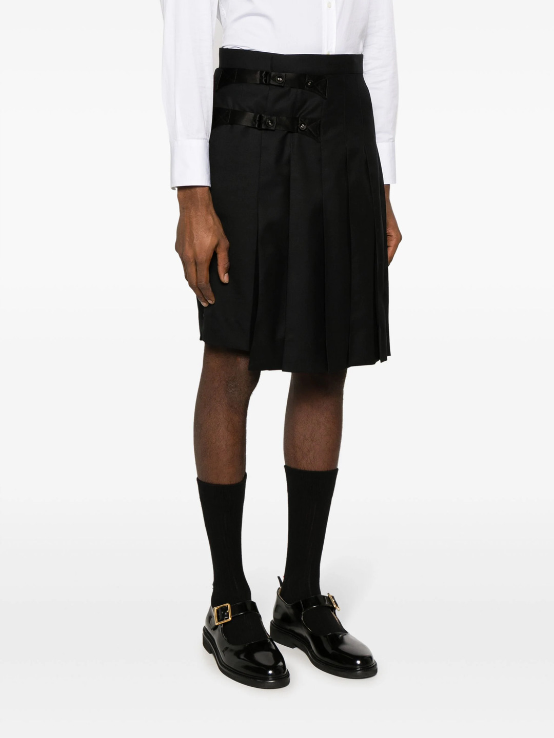 Twill Wool Backstrap Skort - 3