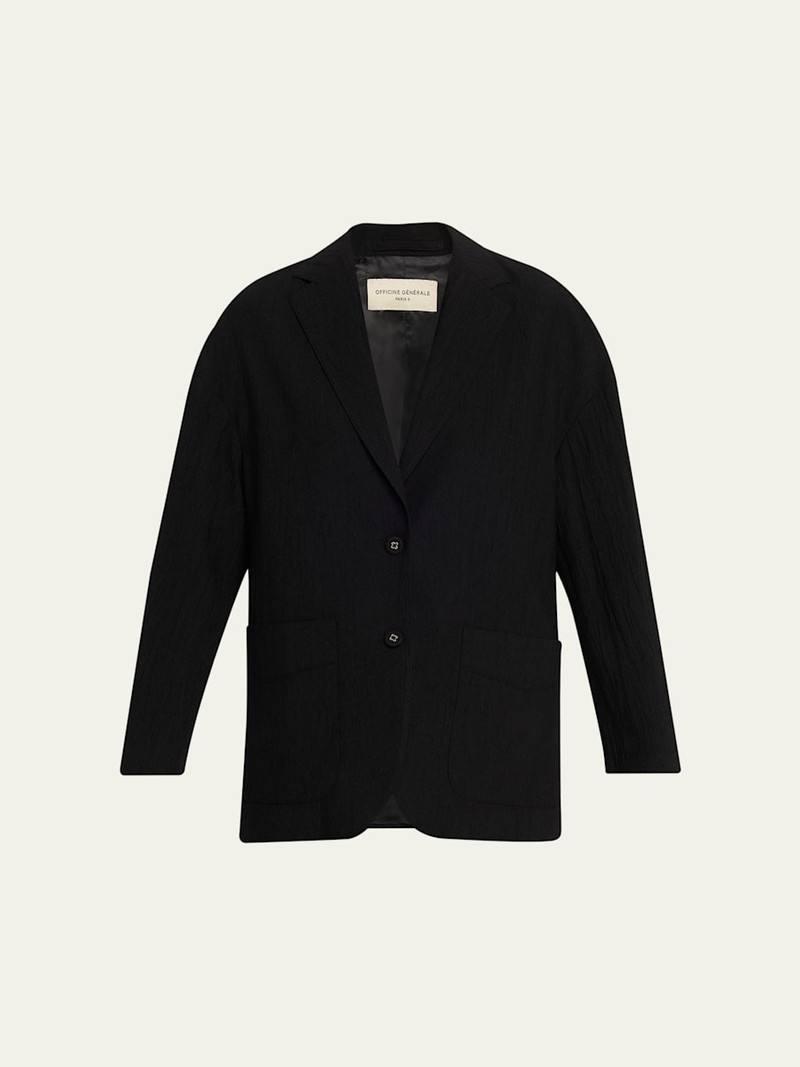 Erena Wrinkled Voile Jacket 1