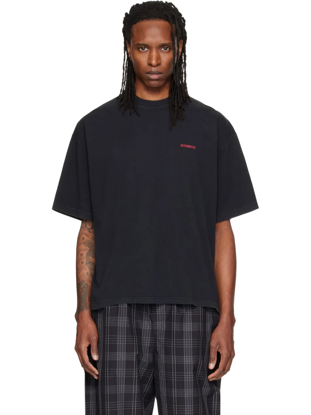 Black Classic Logo Boxy T-shirt - 1