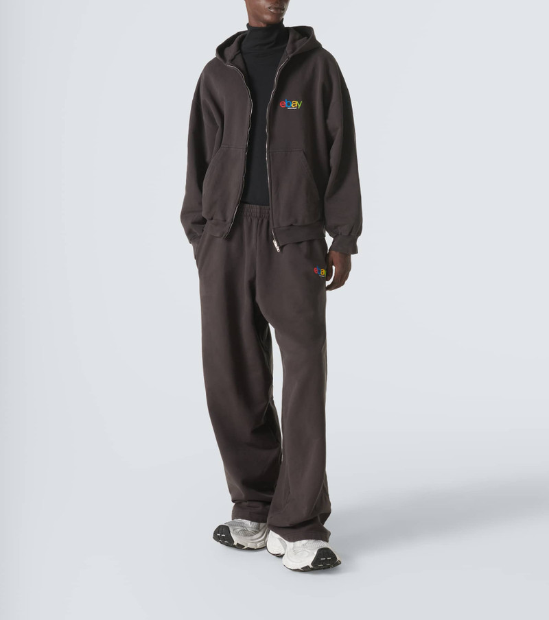BALENCIAGA Printed cotton jersey sweatpants outlook