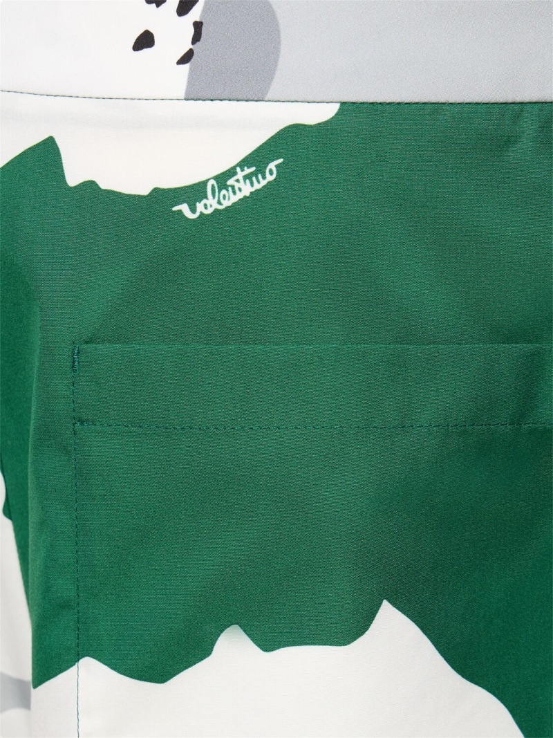 Flower print cotton shorts - 4