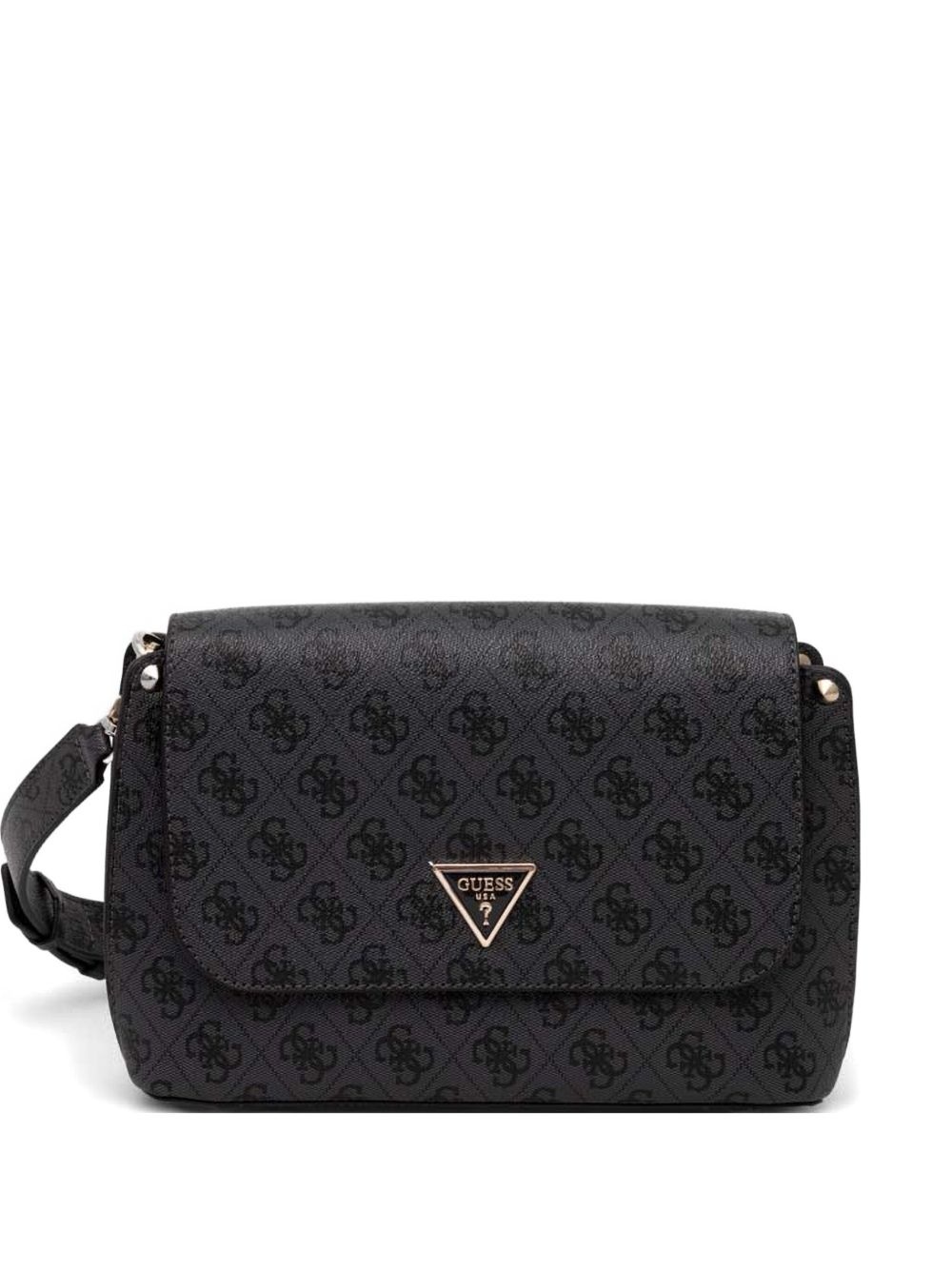 logo-plaque crossbody bag - 1