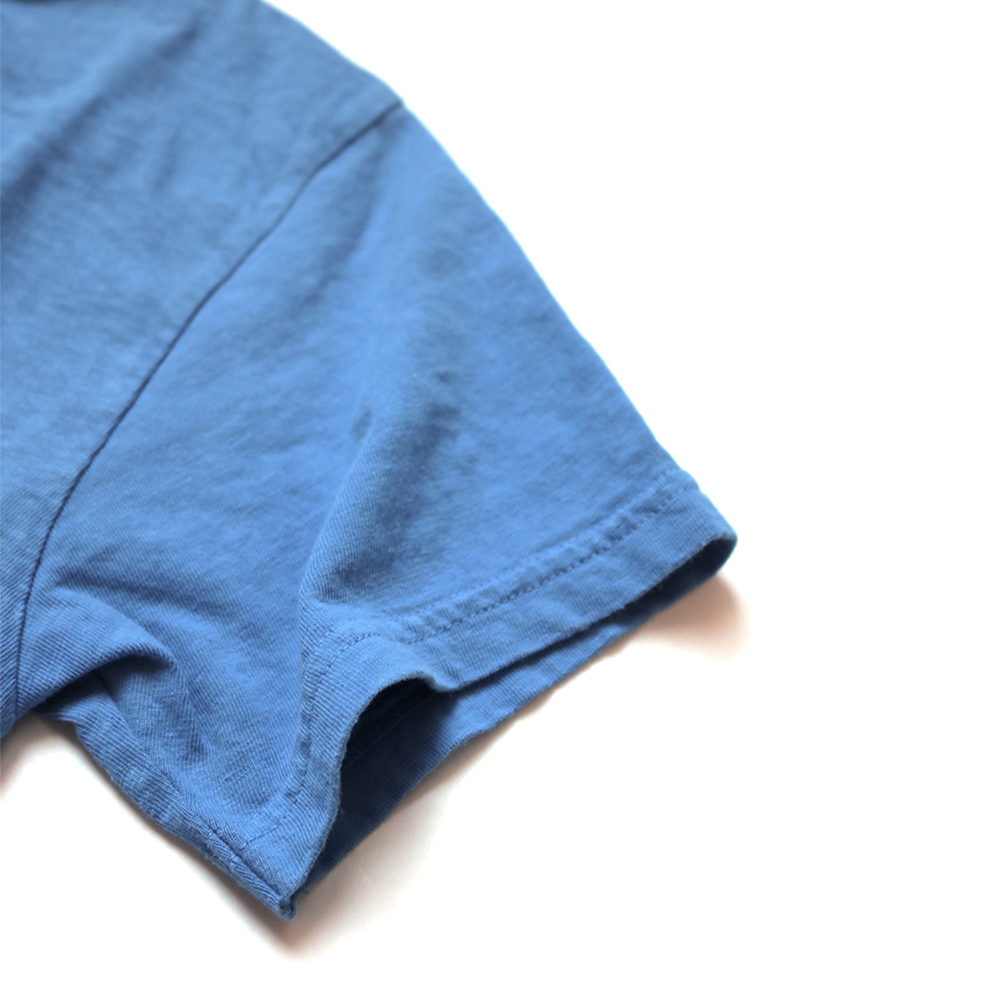 JERSEY INDIGO DYE CREW TEE (BLUE BEAR) - INDIGO - 4