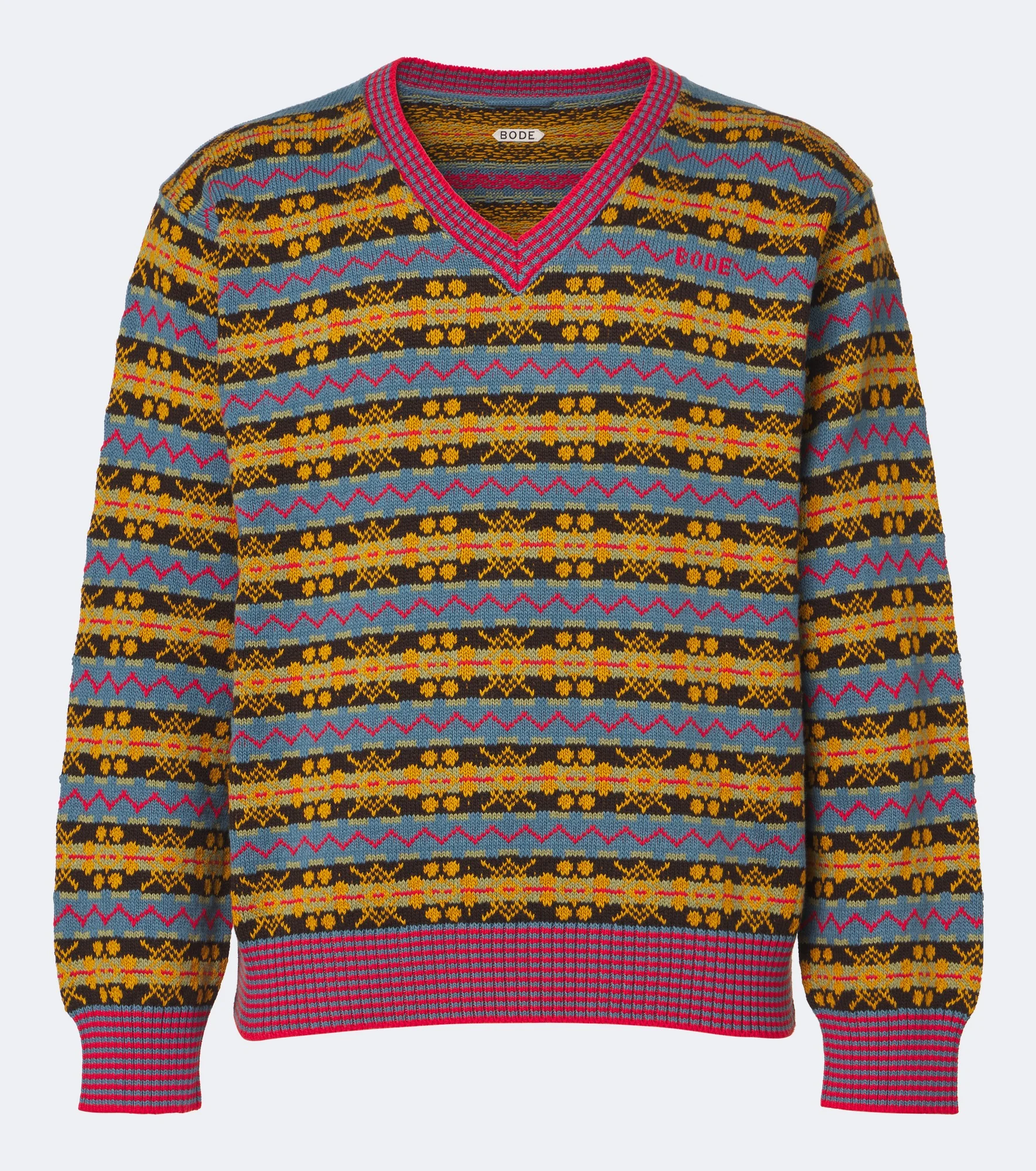 Bracken Fair Isle cotton sweater - 1