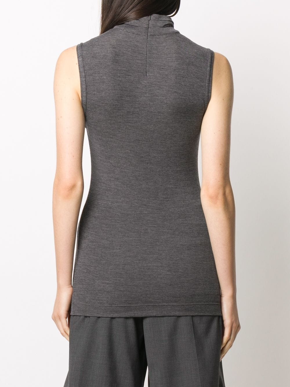 turtleneck knit vest - 4