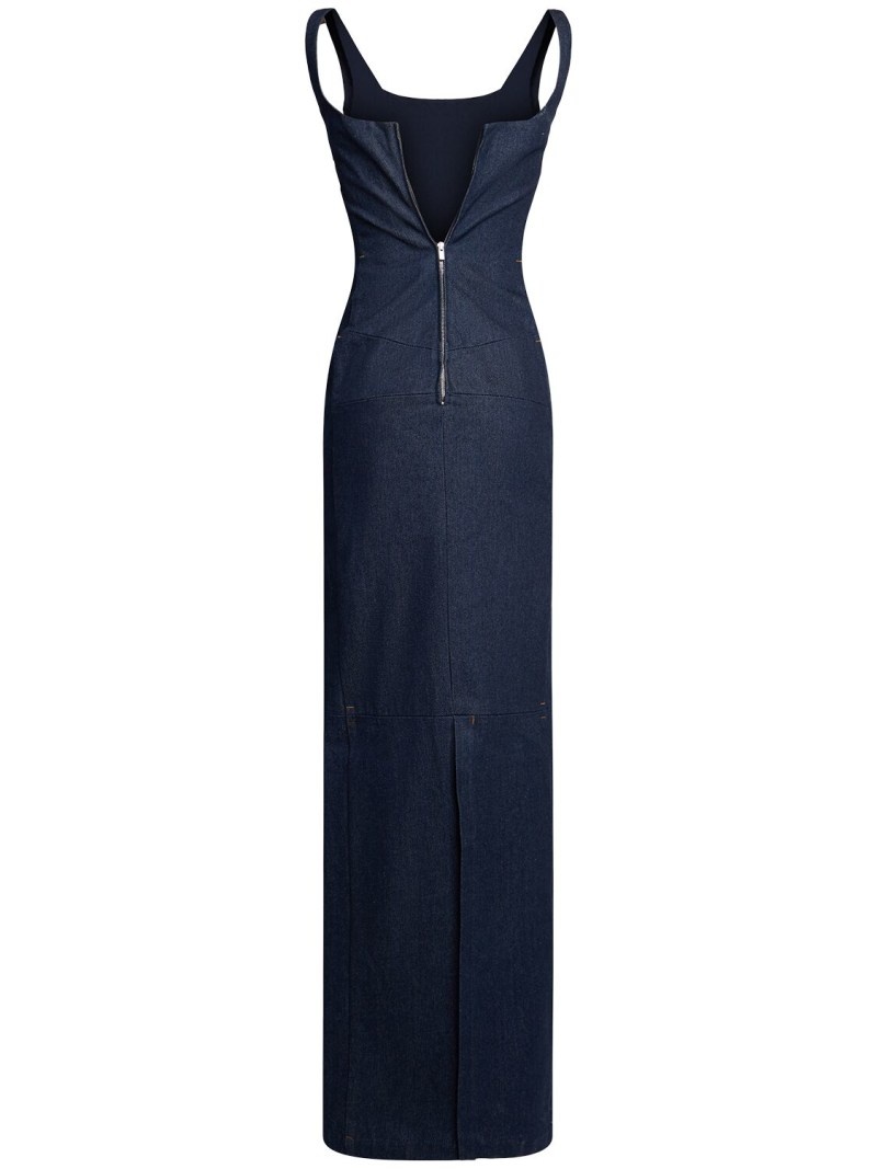 La Robe De-Nîmes Spoglio denim dress - 4