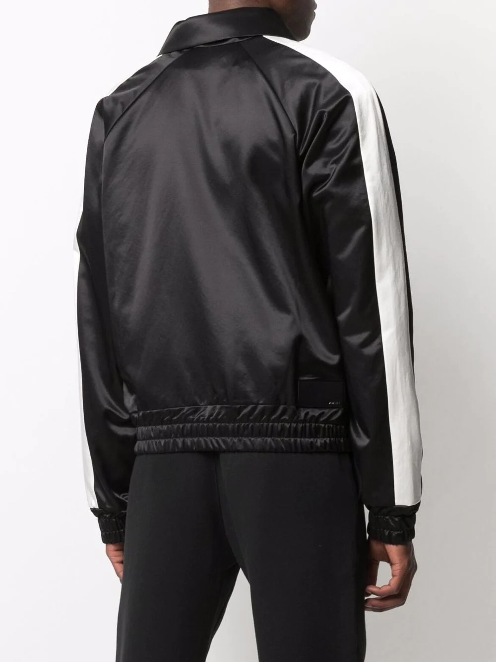 sateen zipped track jacket - 4