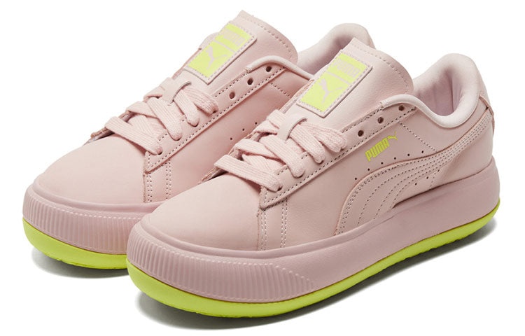 (WMNS) PUMA Suede Mayu Sneakers Pink 382585-02 - 3