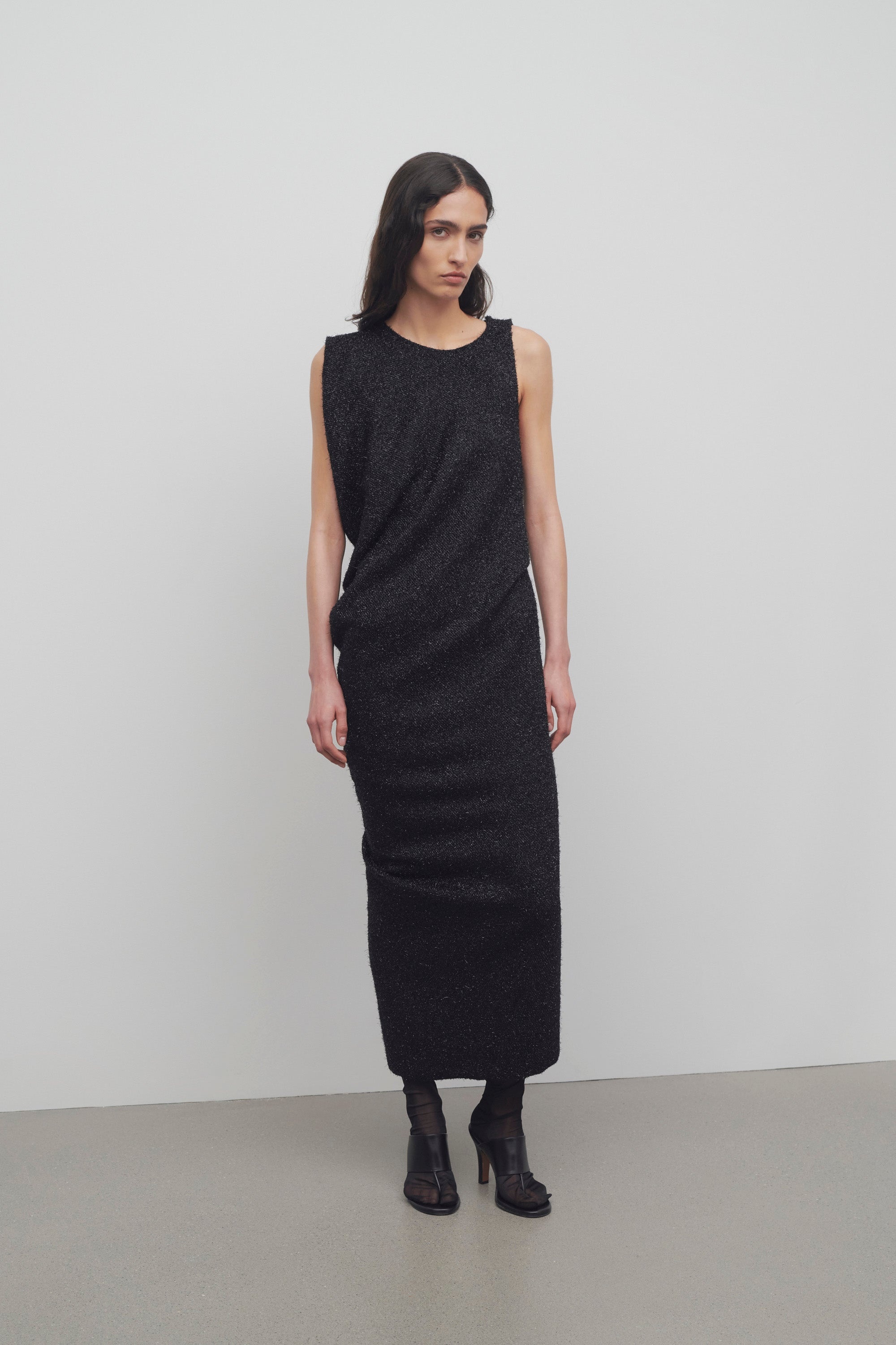 Daria Dress in Nylon and Wool - 3