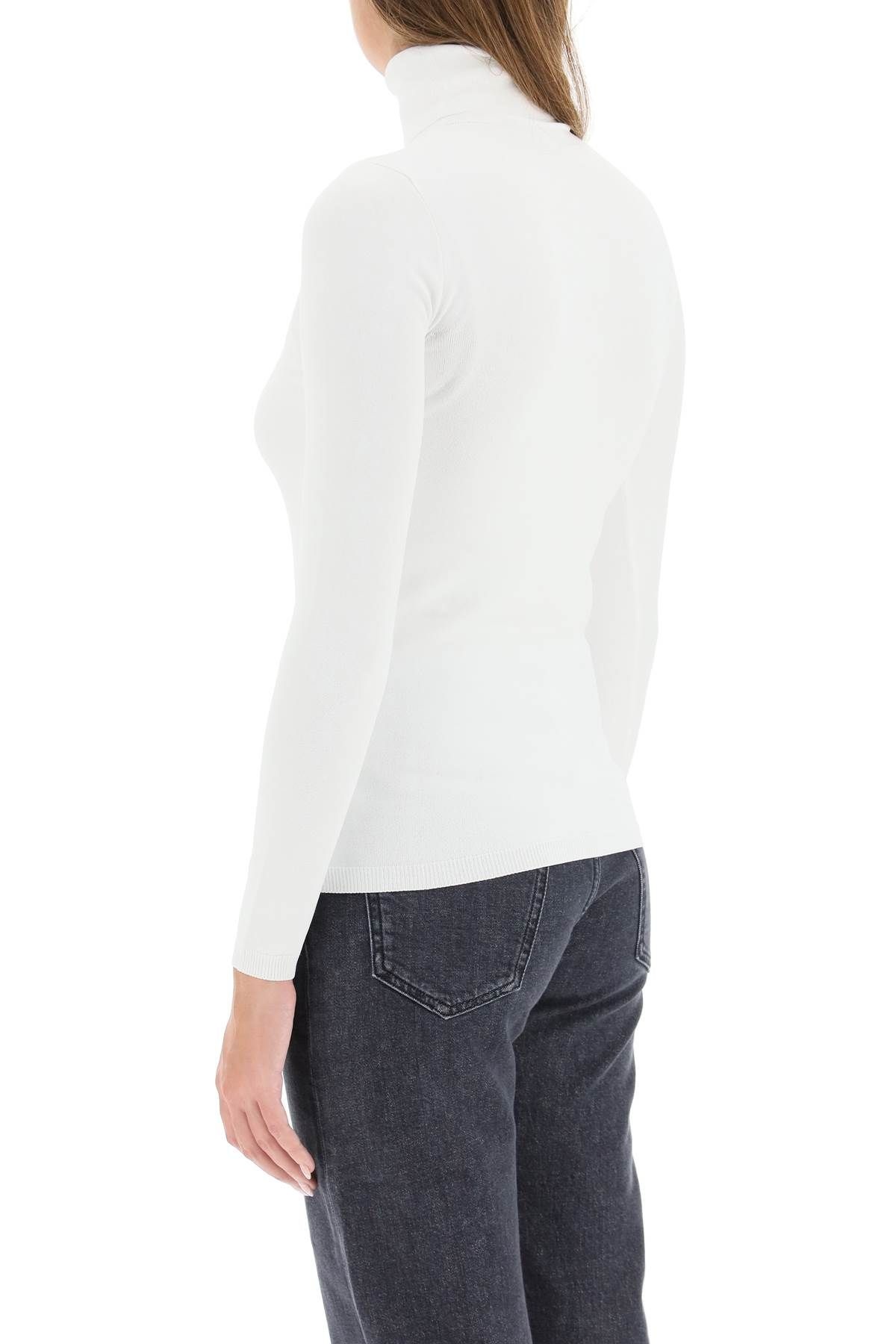 TURTLENECK SWEATER IN COMPACT KNIT - 4