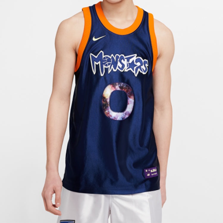 Nike SS20 LeBron x Monstars Crossover Dna Jersey Large Basketball Vest Blue CW4283-455 - 4
