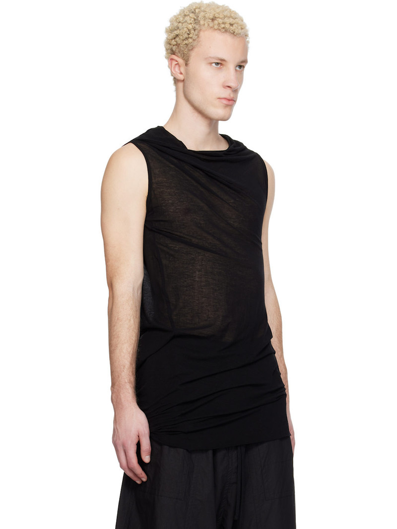 Black Twist Neck T-shirt 2
