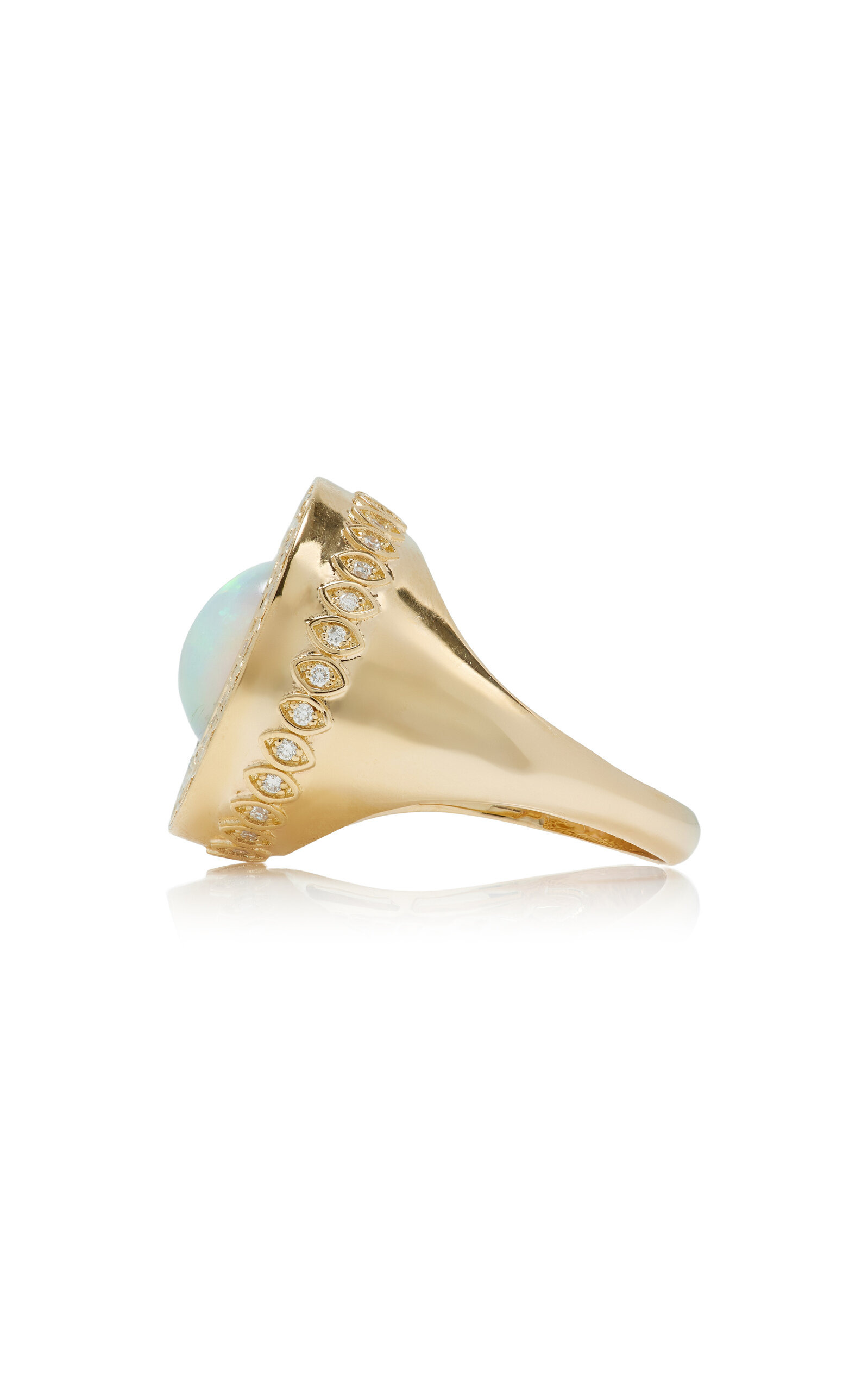 14k Yellow Gold Diamond Ring gold - 4