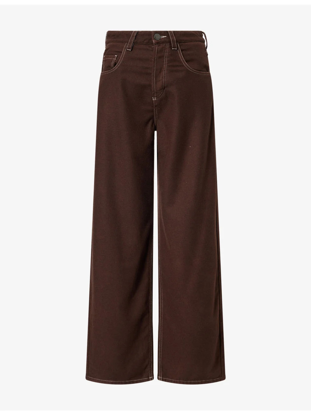 Phyllis Straight-Leg Wool-Blend Trousers - 1
