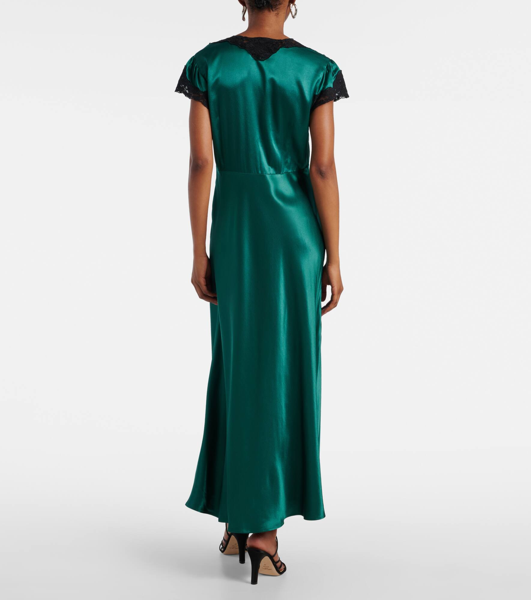 Amari satin midi dress - 3