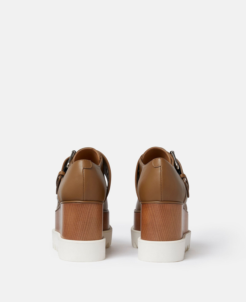 Stella McCartney Elyse Star-Studded Buckle Platform Shoes outlook