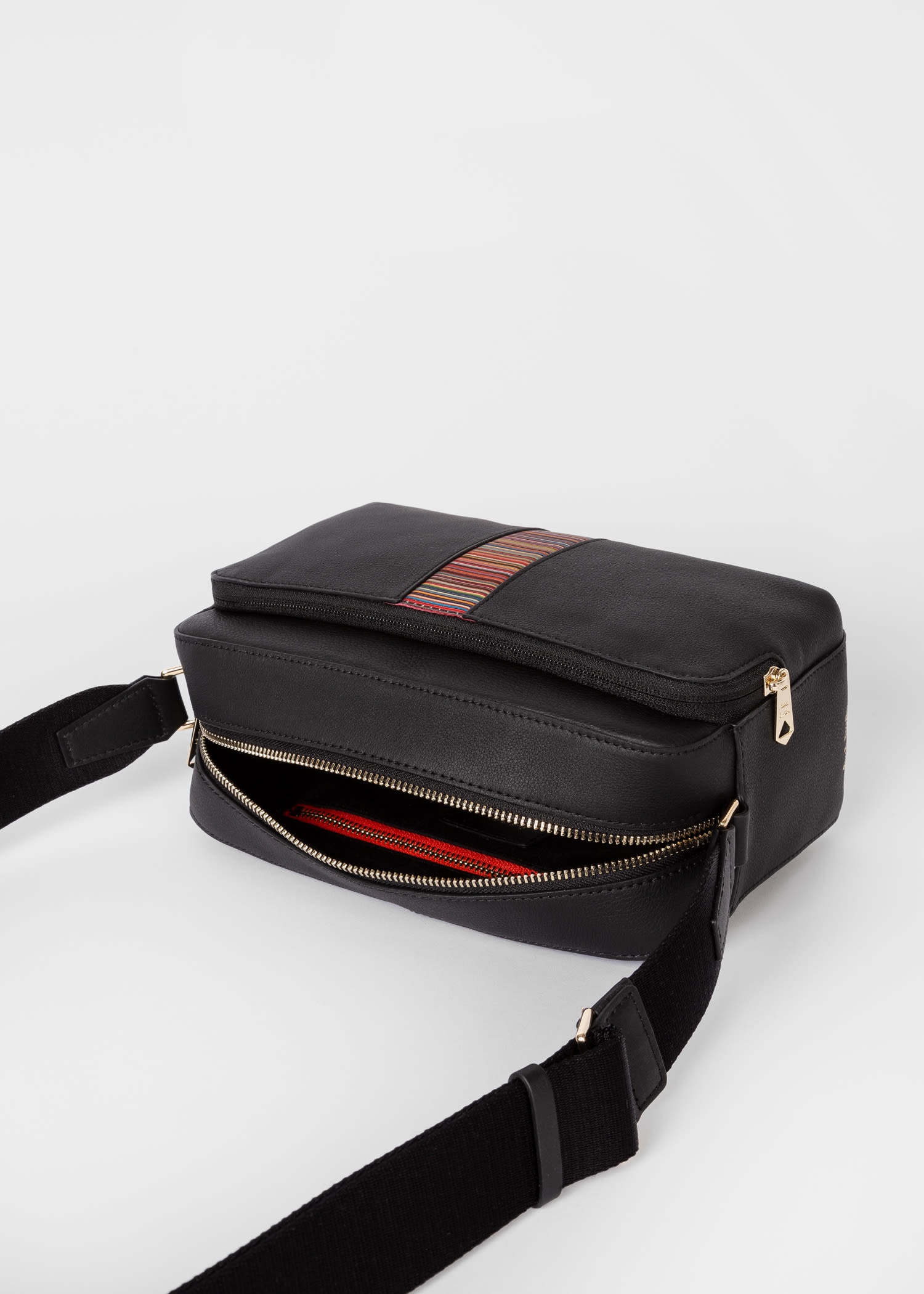 Cross-Body Bag With 'Signature Stripe' Panel - 5