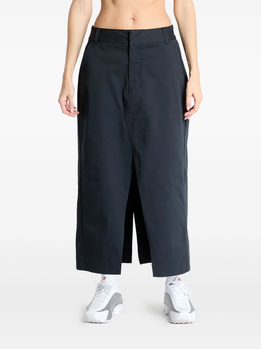 pocket-split skirt - 1