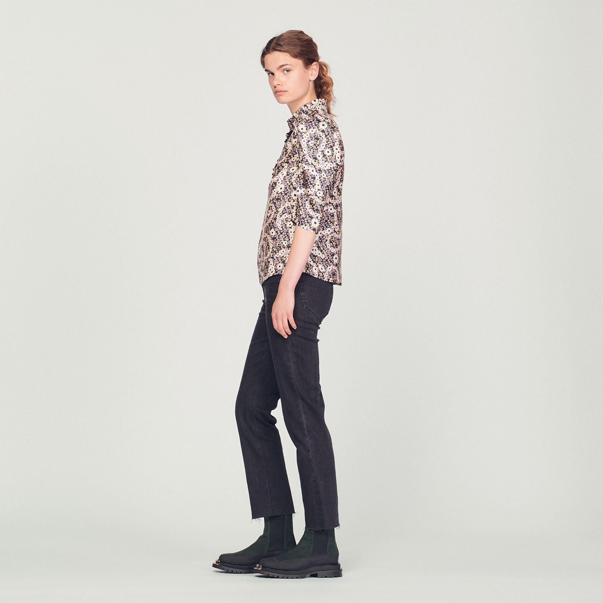 Flowing silk top - 7