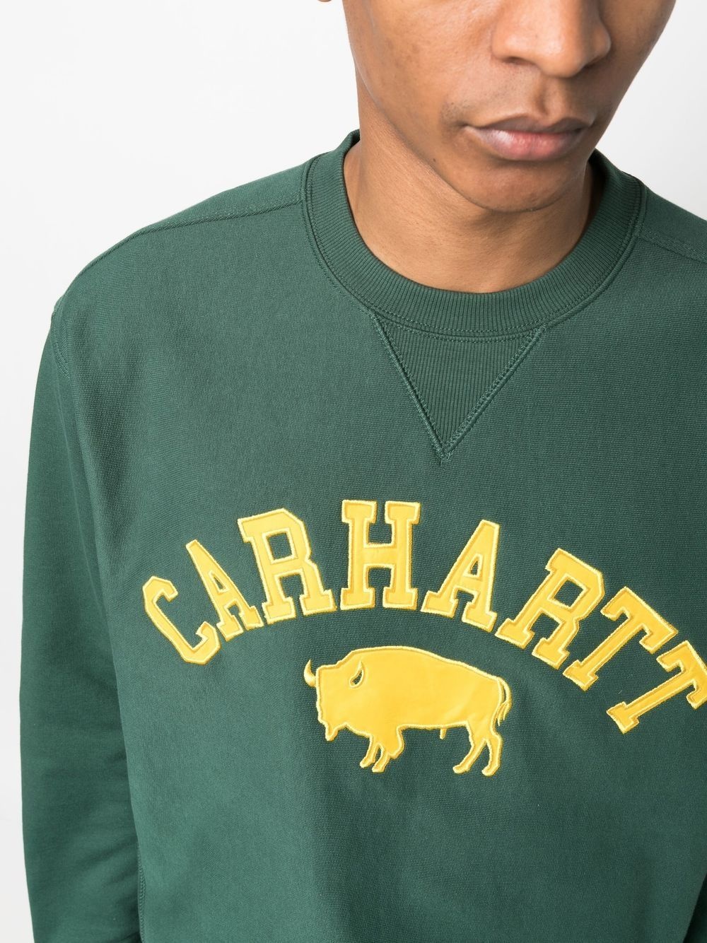 Locker logo-embroidered sweatshirt - 5